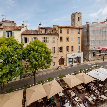 06M - Old Antibes Beautiful Duplex Terrace With Sea View Apartment Luaran gambar