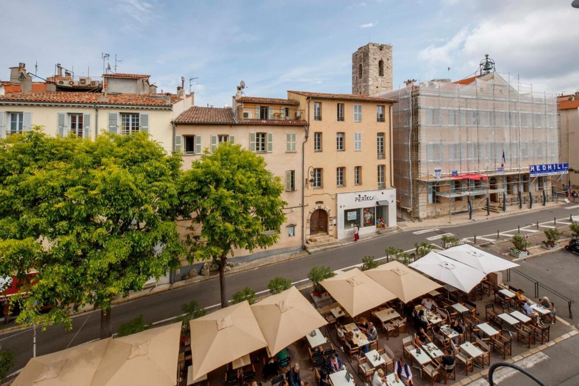 06M - Old Antibes Beautiful Duplex Terrace With Sea View Apartment Luaran gambar