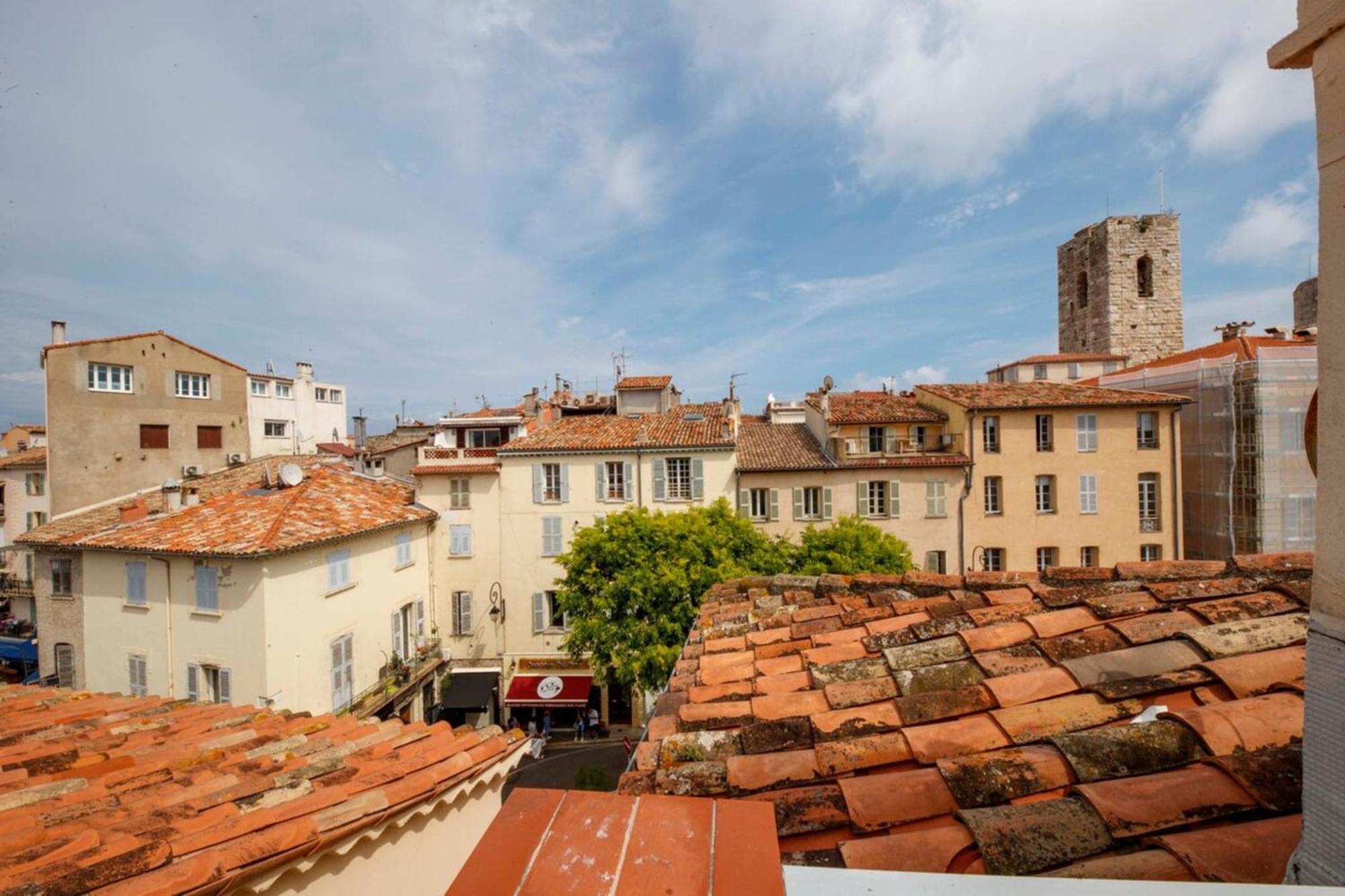 06M - Old Antibes Beautiful Duplex Terrace With Sea View Apartment Luaran gambar