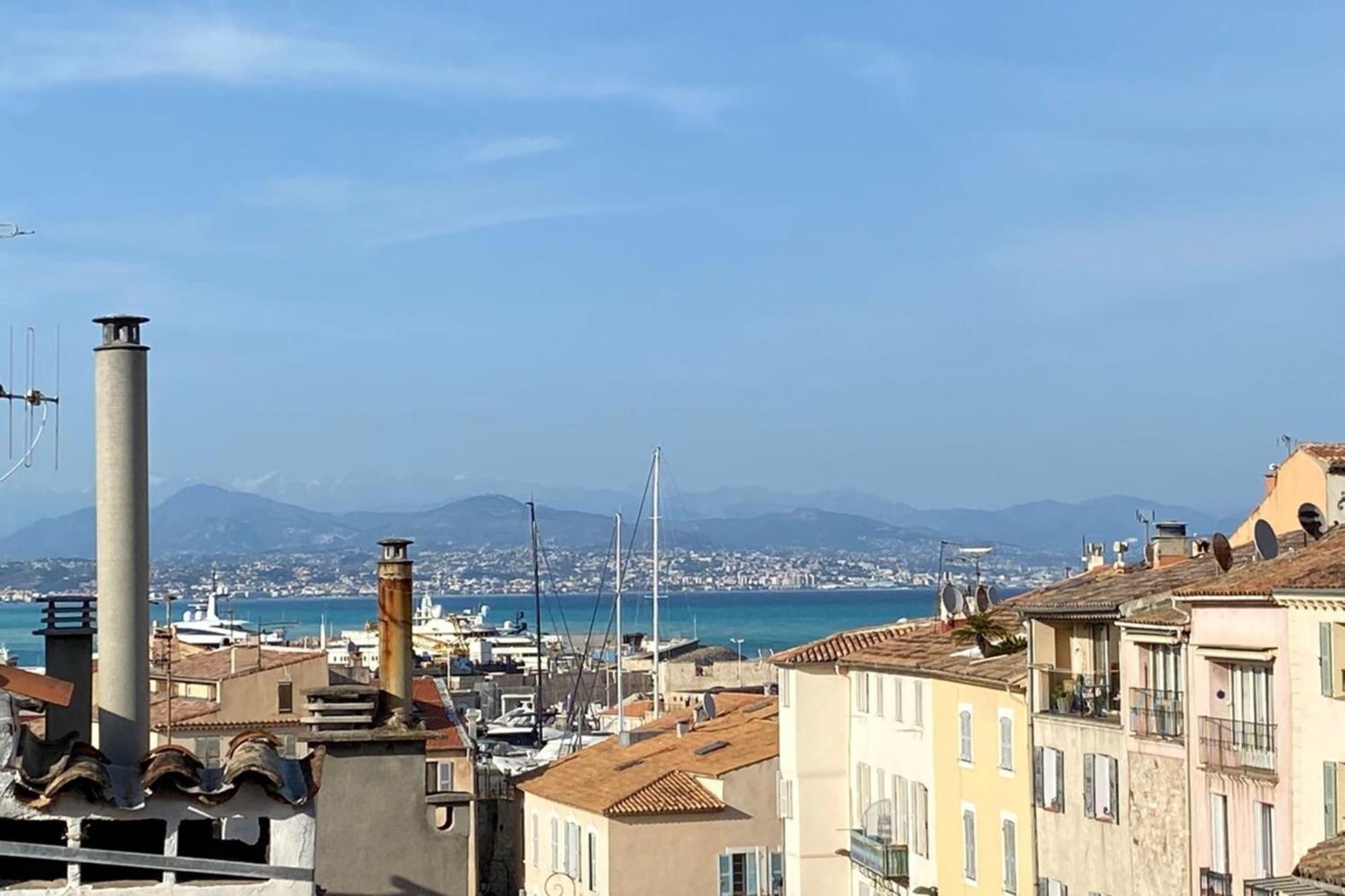 06M - Old Antibes Beautiful Duplex Terrace With Sea View Apartment Luaran gambar