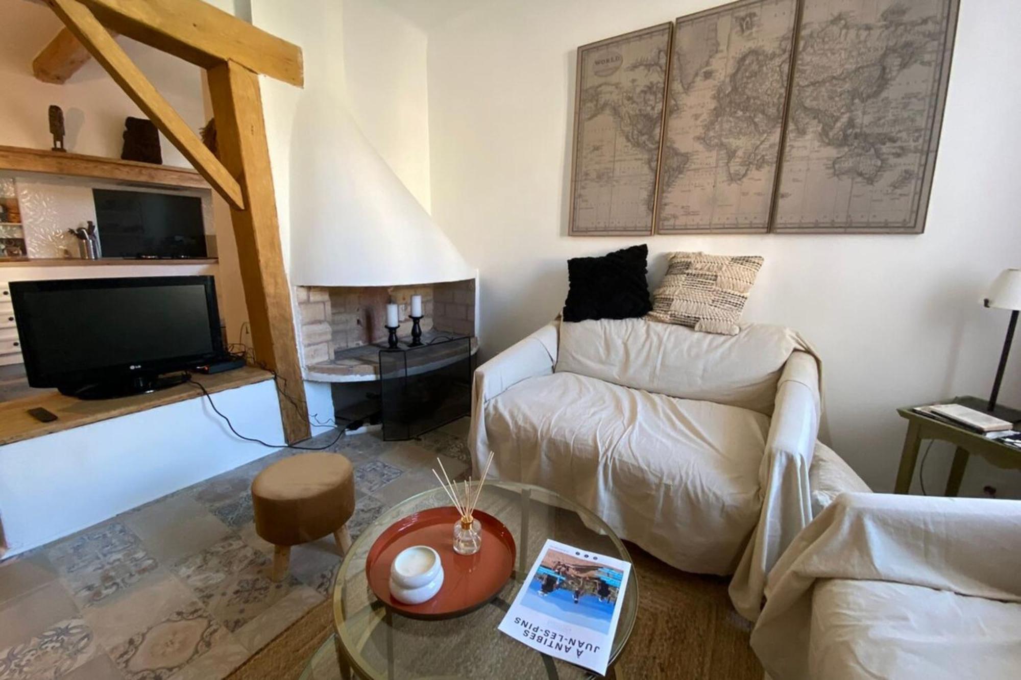 06M - Old Antibes Beautiful Duplex Terrace With Sea View Apartment Luaran gambar