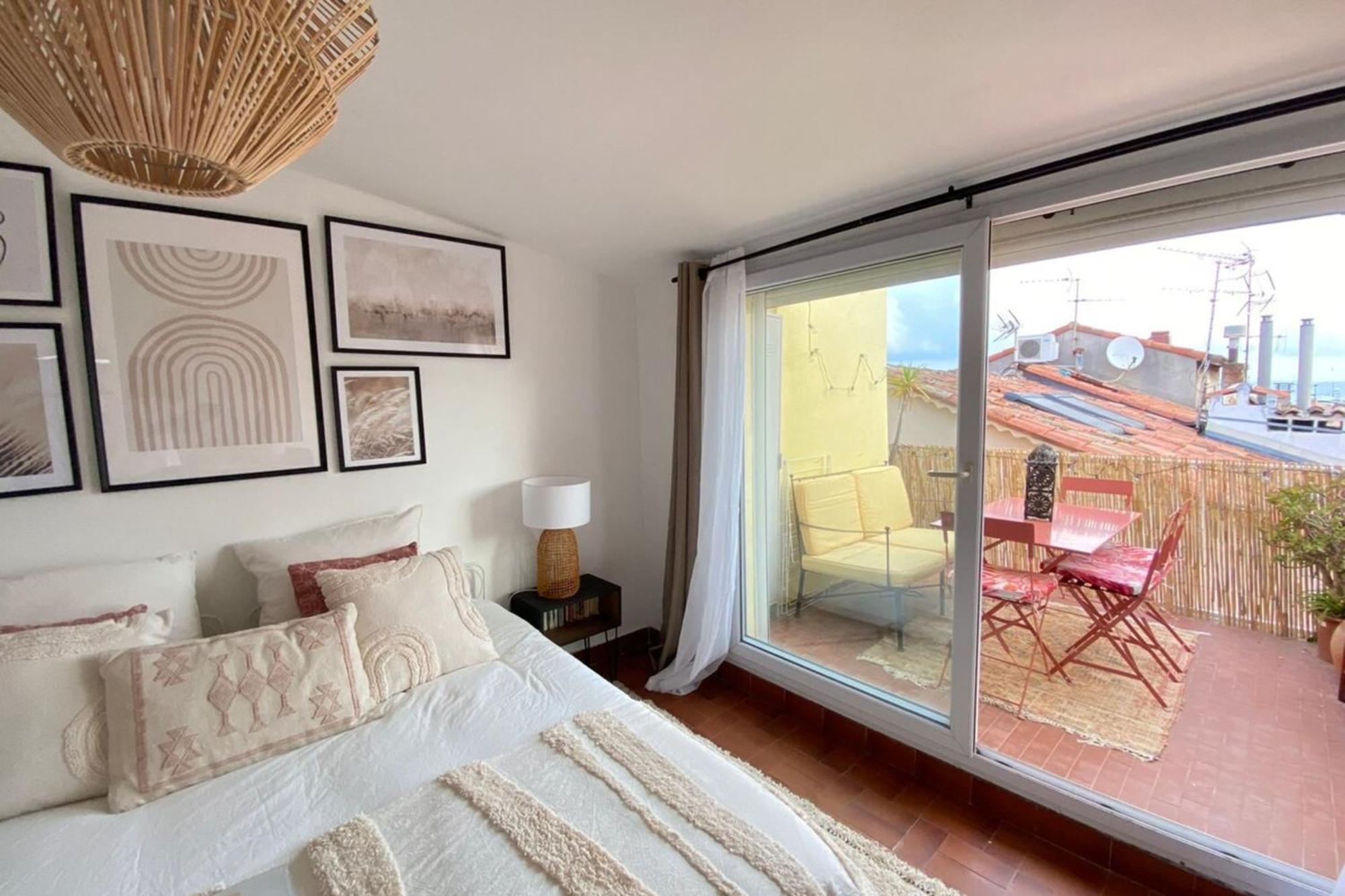 06M - Old Antibes Beautiful Duplex Terrace With Sea View Apartment Luaran gambar